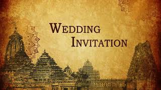 Wedding Invitation Video | Best Traditional Hindu Wedding Invitation Video | In Low budget