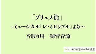 「プリュメ街」/コゼットのナンバー　ミュージカル『レ・ミゼラブル』より日本語歌詞有り/音取り練習用 カラオケ音源（オリジナル）