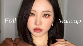Soft daily fall makeup🤎 expensive & matte warm tone look✨