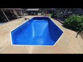 Replacing in ground pool liner, Time lapse Insta360