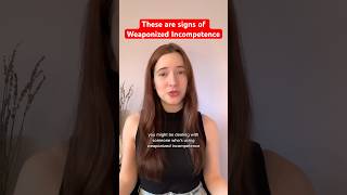 What does Weaponized Incompetence Look Like? 👀 These are 3 obvious signs! #weaponizedincompetence