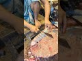 amazing rawas fish cutting skills in bangladesh fish market by expert cutter shorts