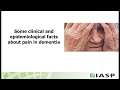 IASP Webinar: Pain in Dementia