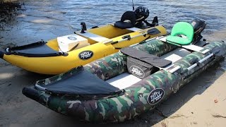 Nifty Boat - Inflatable Fishing Kayak with outboard