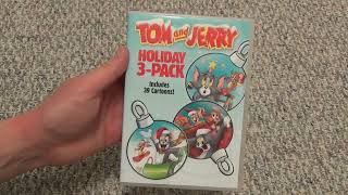 Tom and Jerry Holiday 3-Pack DVD Unboxing