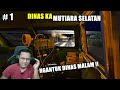 DINAS KA MUTIARA SELATAN MALAM PART-1 || TRAINZ SIMULATOR INDONESIA