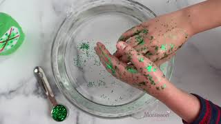 HAND-WASHING GLITTER EXPERIMENT