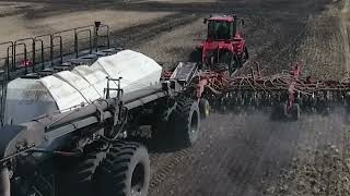 Starland County,  Alberta Canada.  Seeding 2023. Beneath the Skies