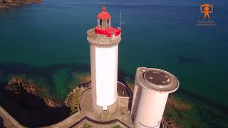 Phare du Petit Minou, Finistère, Bretagne. Survol par drone, juillet 2017