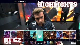 RGE vs MAD - Game 2 Highlights | Round 1 PLayoffs S12 LEC Summer 2022 | Rogue vs Mad Lions G2