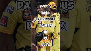 Top 10 Most Dangerous Bowlers In IPL 2024 #shorts #top10 #cricket #viral