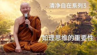 慧光尊者Ajahn jutipañño 清净自在系列3❊如理思维的重要性❊