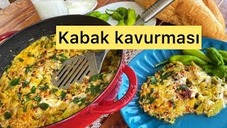 Kabağı birde böyle pişirin/nefis yumurtalı kabak kavurması tarifi/kabak yemeği/sebze yemekleri