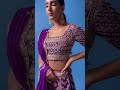 grape purple zardosi embroidered silk bridal lehenga ha4227