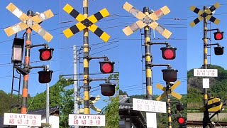 ★カンカン★【踏切】 上信電鉄　群馬県甘楽郡下仁田町