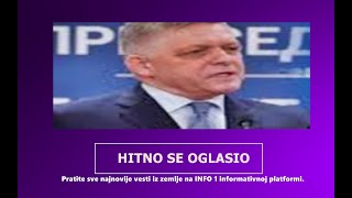 UPRAVO PRENETO..!! HITNO SE OGLASIO..!! - INFO 1