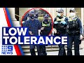 Melbourne protesters outnumbered by police at Luna Park | 9 News Australia