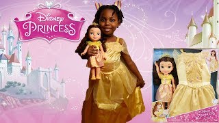 DISNEY PRINCESS BELLE DOLL UNBOXING FROM BEAUTY AND THE BEAST