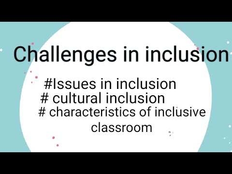 B. Ed Chapter, Challenges In Inclusion - YouTube