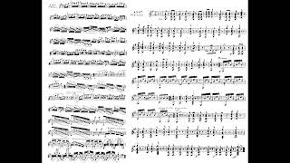 Paganini 6 Sonatas for Violin & Guitar Op.3 No.2 3-2 帕格尼尼 6首 小奏鳴曲 小提琴 吉他  Score Sheet 譜 楽譜付き【Kero】