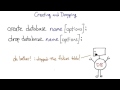 CREATE and DROP databases