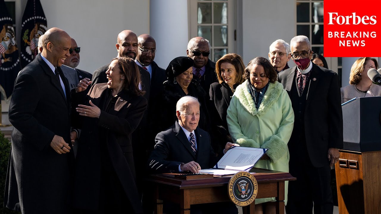 President Biden Signs Bill Declaring Lynching A Federal Hate Crime Into ...