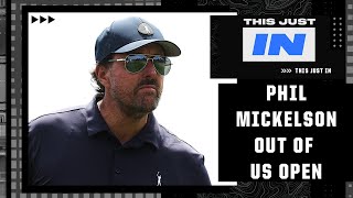Phil Mickelson misses cut at US Open | This Just In