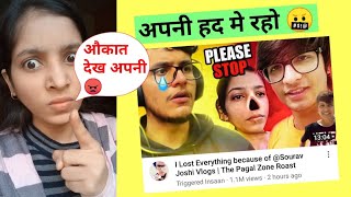 They Roasted Me 🤬 My Reply To @triggeredinsaan and @souravjoshivlogs7028