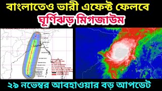 Cyclone Michaung: বড় পরিবর্তন ঘূর্ণিঝড় মিগাজাউম বা মিছাউং এর এফেক্ট পড়বে বাংলাতেও, ঘূর্ণিঝড় মিগজাউম