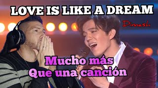 DIMASH - LOVE IS LIKE A DREAM (reacción/análisis) no PUEDO contener la EMOCIÓN 🥹