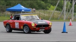 【旧車ジムカーナ大会】第49回SHCCミーティング at 大磯ロングビーチ・フィアット・アバルト124ラリー