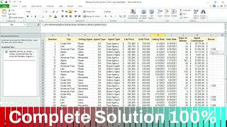 Exp19_Excel_Ch07_Cap_Real_Estate | Excel Chapter 7 Capstone - Real Estate