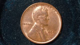 1951 S Wheat Penny (Mintage 136 Million)