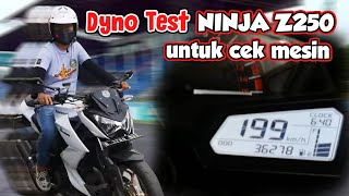 NINJA 250 DYNO TEST SAMPE 199 KM/H