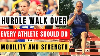 Hurdle Walk Over Hip Mobility and Strength