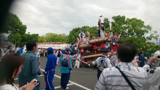 2019.5/18　畑原、新在家地車　王子公園入場（マワセあり、六甲ファミリーまつり③）