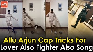 Allu Arjun Cap Tricks Song Lover Also Fighter Also in Naa Peru Surya | YOYO TV Channel