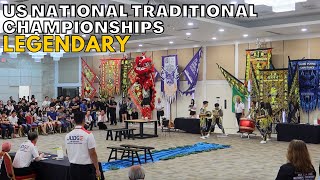 美國聖地亞哥新美龍獅團 Legendary Lion Dance // USADLDSA Lion Dance National Traditional Championships 2023