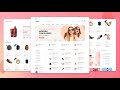 Modern eCommerce website with HTML CSS JS
