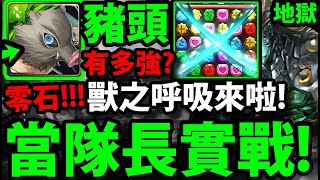 【神魔之塔】伊之助當隊長🔥『獸之呼吸有多強？』93億爆發！零石打爆地獄！【鬼滅之刃】【贖罪的苦行 地獄級】【百草藥神 ‧ 神農】【阿紅實況】