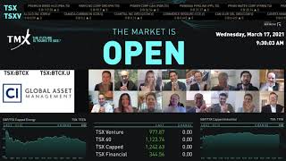 CI Global Asset Management Virtually Opens The Market, March 17, 2021