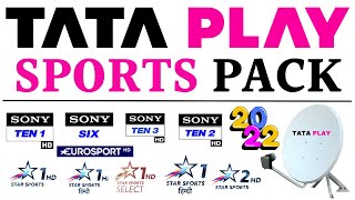 Tata Play Best Sports Pack 2023 | Tata Sky Sports Pack | Tata Play Sports Channel Number