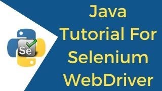 Java Tutorial For Selenium WebDriver | Selenium Training Day 1