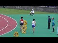 2018中四国インカレ 男子800m準決勝1組