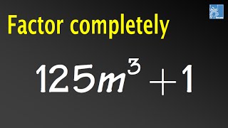 Factor 125m^3+1