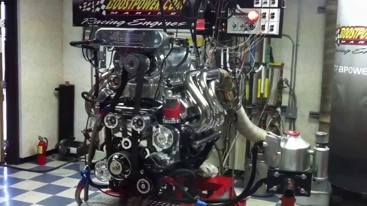 Big Cubic Inch Marine Engines At Boostpower Marine - YouTube