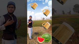 Rounding cups to Grapes, Mango, lichi \u0026Watermelon - Fruits names magic video