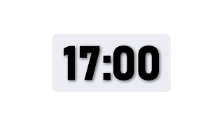 17 Minute Timer - Minimal Countdown Timer [Light Theme]