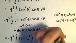 Trigonometric Substitution - Example 1