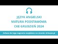 matura próbna grudzień 2024 język angielski podstawowy nagranie